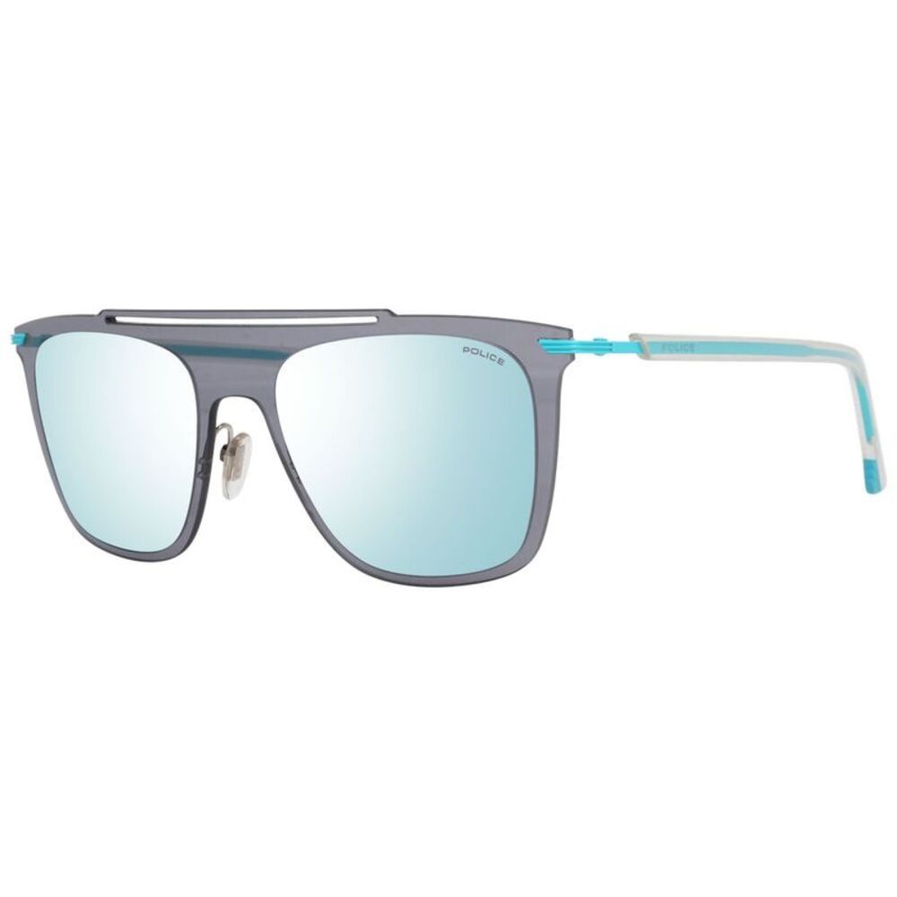 Police Gray Metal & Plastic Men's Sunglasses